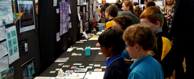 Students at the Kids in Space Adelaide showcase