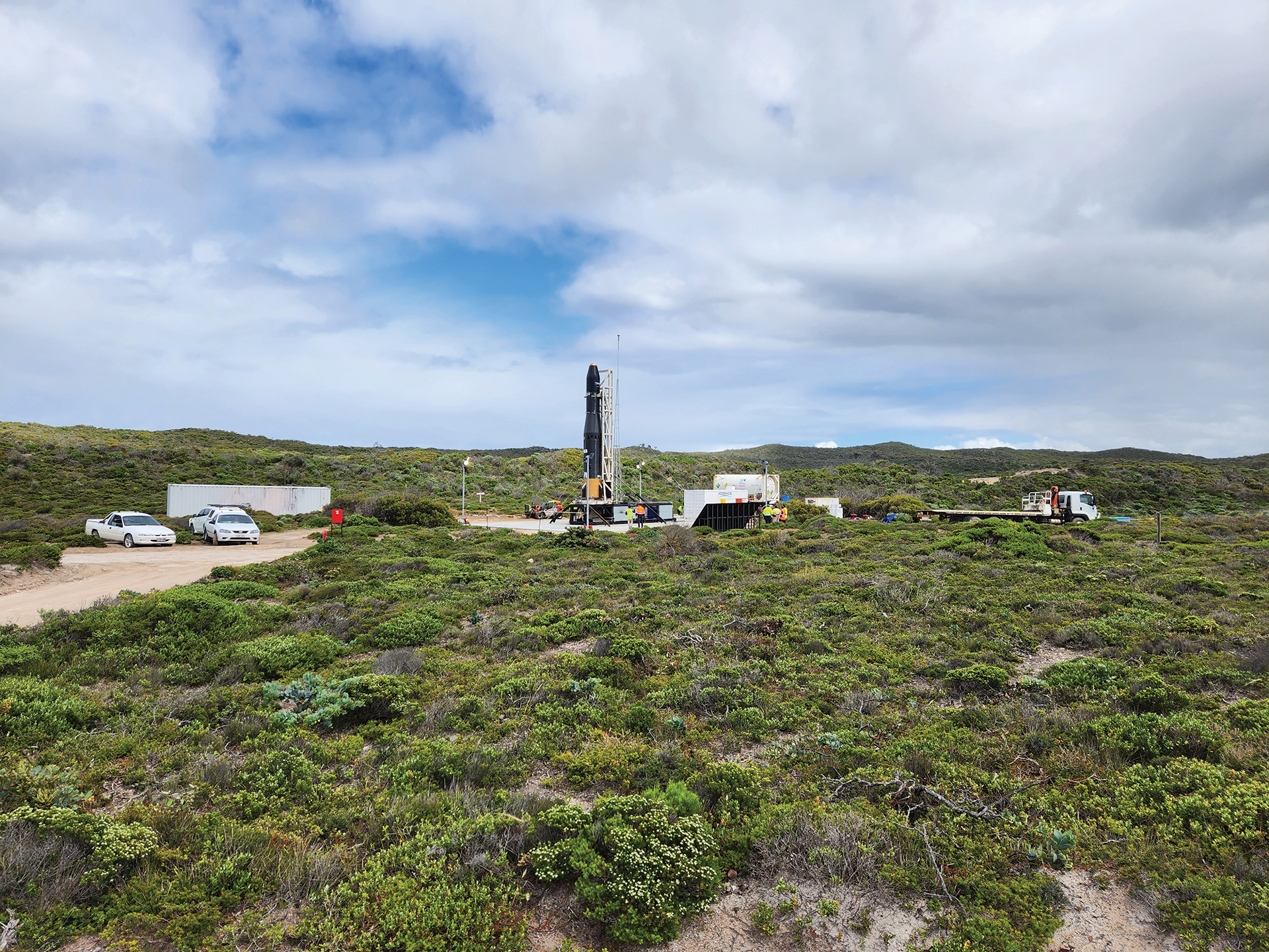 Photo of a launch complex in South Australia