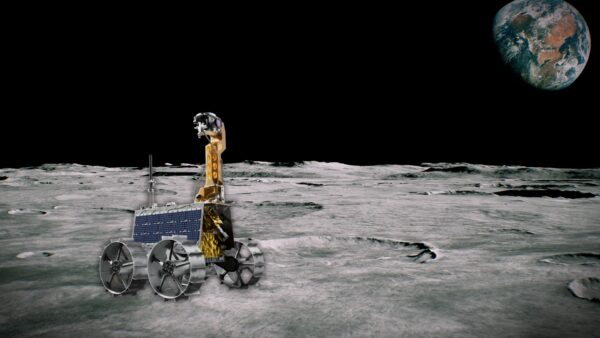 rover on the moon