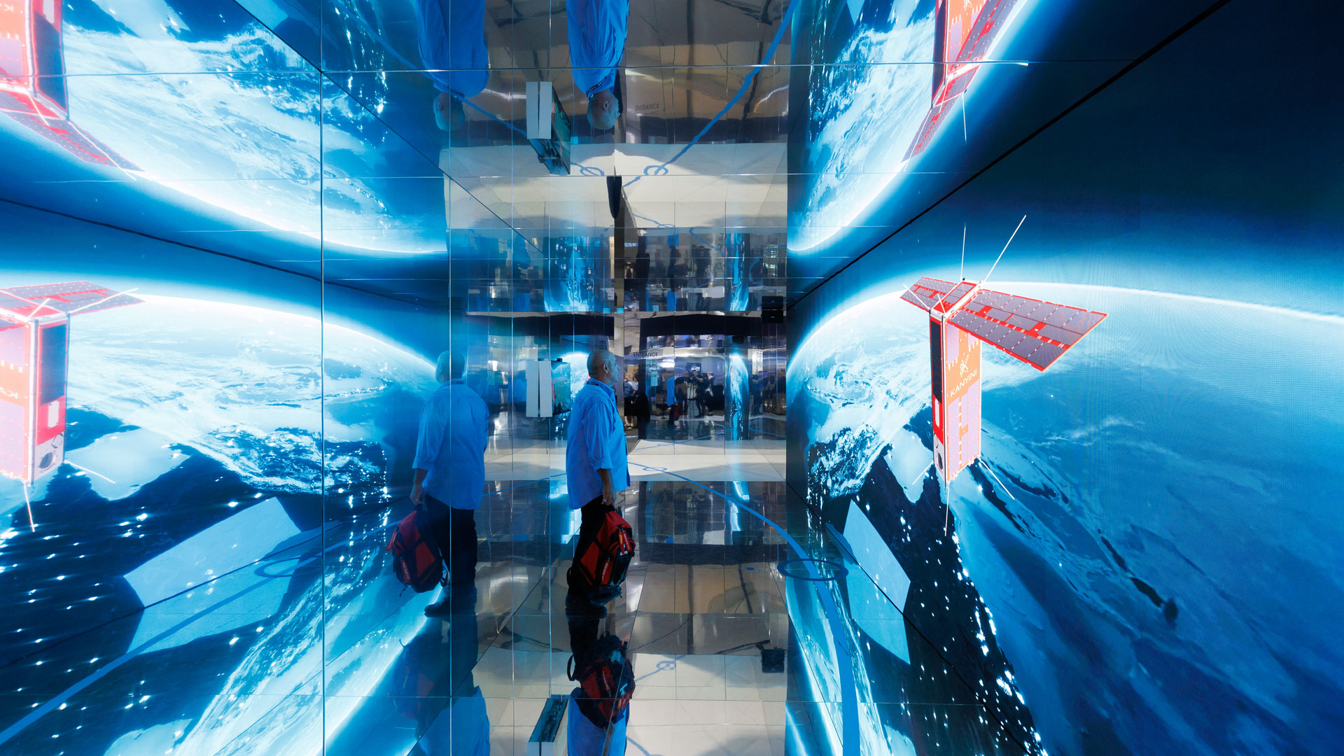 South Australian Space Industry Centre's interactive space display at the Avalon Air Show 2025