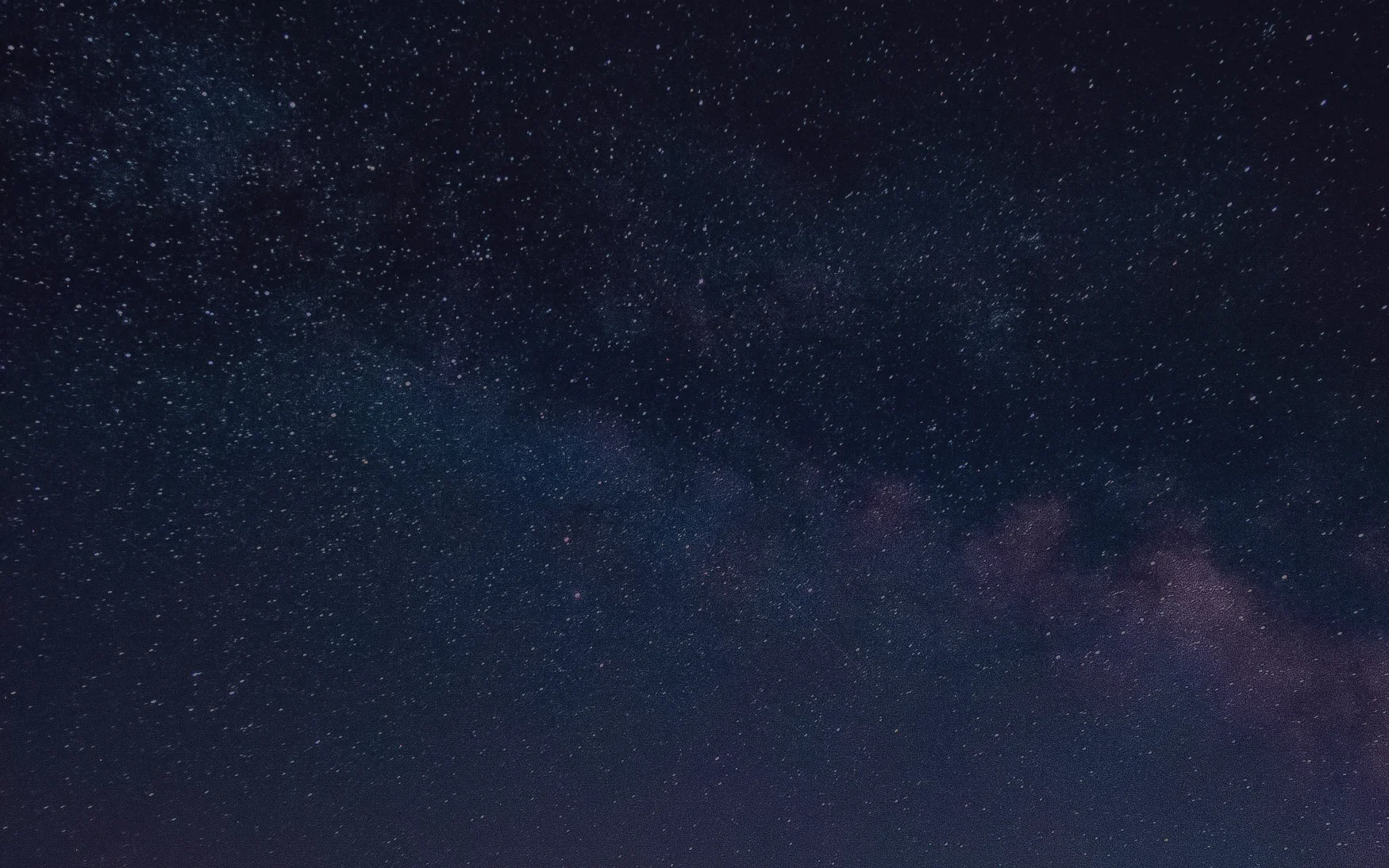 A clear night sky full of stars