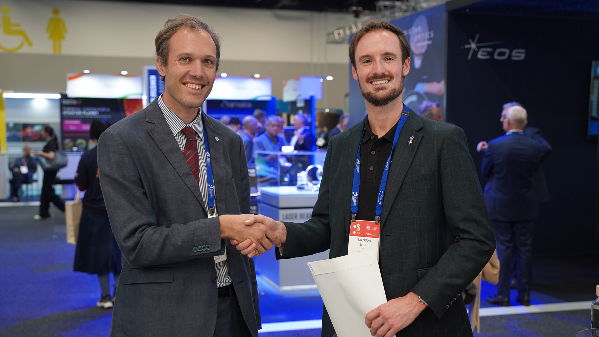 Paladin Space forges a strategic partnership with the University of Padua Paladin Space CEO Harrison Box pictured with Lorenzo Olivieri from the University of Padua, Italy, ahead of announcing their strategic partnership in space innovation
