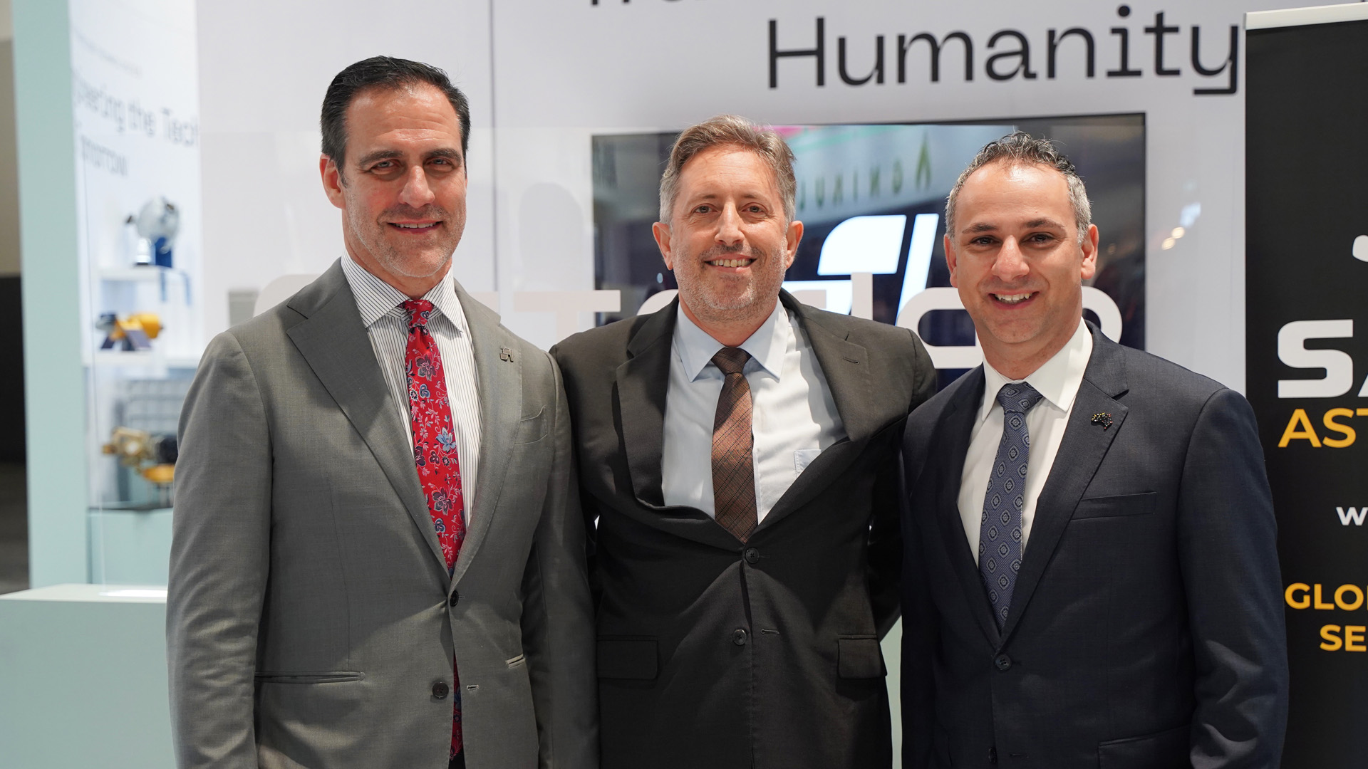 Saber signs agreement with Starlab at IAC in Sydnet Marshall Smith, CEO of Starlab, and Jason Held, CEO of Saber Astronautics, signed the agreement during the 76th IAC in Sydney, with Enrico Palermo, Head of the Australian Space Agency on hand to witness the signing.