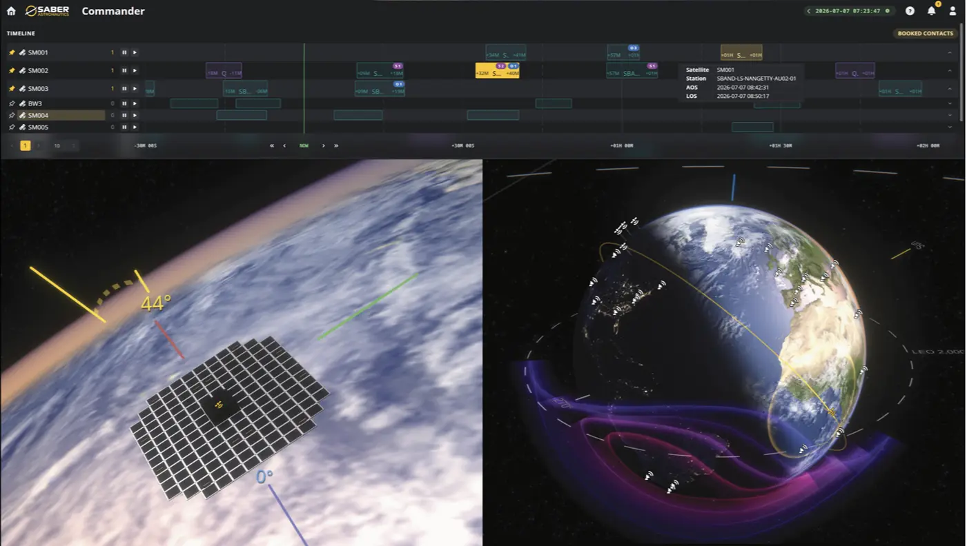 A demonstration of the new Saber Commander software platform