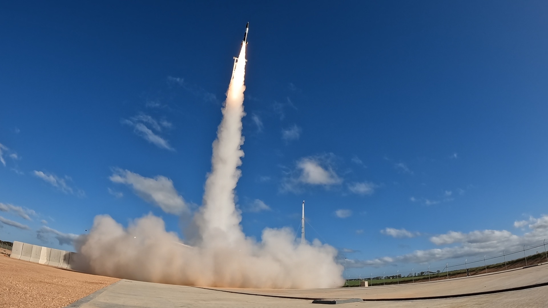 Rocket motor launch First all Australian rocket motor launch